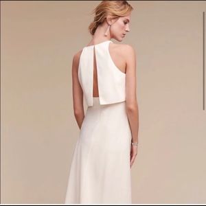 BHLDN x Jill stuart iva dress crepe maxi